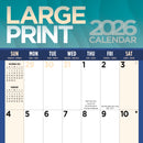Large Print Square Wall Sunday Start Cal-9781529851779
