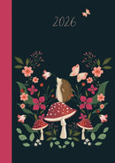 Hedgehog and Toadstools A6 Diary  2026-9781529854077
