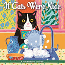 If Cats Were Nice Square Wall Sunday Sta-9781529854855