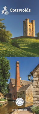 Cotswolds Slim Calendar 2026-9781529896725