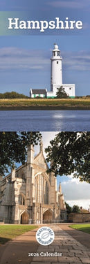 Hampshire Slim Calendar 2026-9781529897074