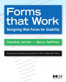Forms that Work : Designing Web Forms for Usability-9781558607101