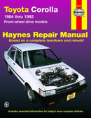 Toyota Corolla FWD (1984-1992) Haynes Repair Manual (USA)-9781563920646