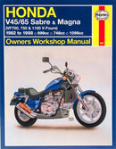 Honda V45/65 Sabre & Magna (82 - 88) Haynes Repair Manual-9781563921049