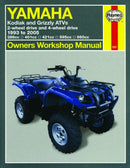 Yamaha Kodiak & Grizzly ATVs (93 - 05) Haynes Repair Manual-9781563925672