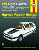 VW Golf, GTI and Jetta (93-98) and VW Cabrio (95-02) petrol & diesel Haynes Repair Manual (USA)-9781563927126