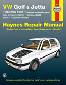 VW Golf, GTI and Jetta (93-98) and VW Cabrio (95-02) petrol & diesel Haynes Repair Manual (USA)