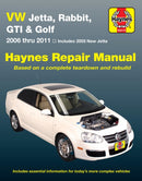 Volkswagen VW Jetta, Rabbit, GTI & Golf covering New Jetta (05), Jetta (06-11), GLI (06-09), Rabbit (06-09), GTI 2.0L (06), GTI (07-11) & Golf (10-11) Haynes Repair Manual (USA) : 2005 - 11-9781563929489