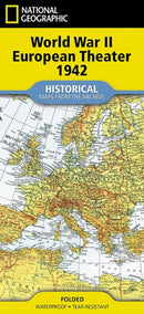 National Geographic WWII European Theater Map