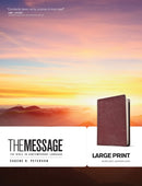 Message Large Print (Leather-Look, Burgundy)