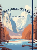 National Parks 2026 Weekly Planner : July 2025 - December 2026-9781577155072