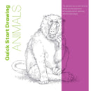 Quick Start Drawing Animals : The quickest way to start drawing! Step-by-step exercises, Traceable starter sketches, Removable pages-9781577157397