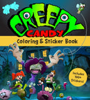 Creepy Candy Coloring & Sticker Book