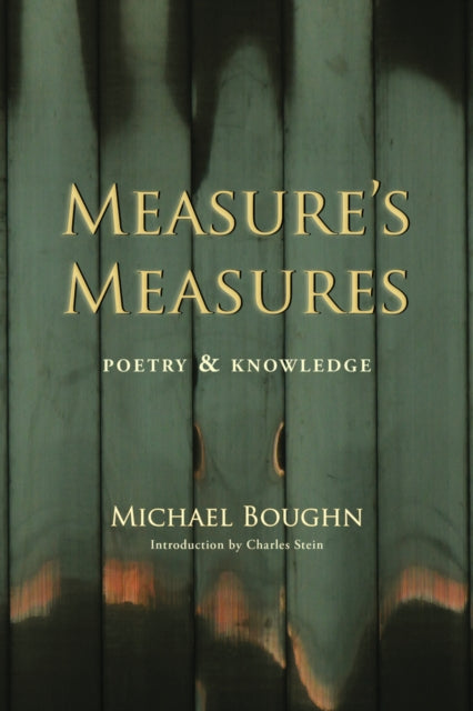 Measure's Measure : Poetry & Knowledge-9781581771954