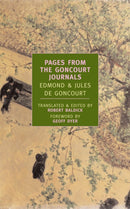 Pages From The Goncourt Journals-9781590171905