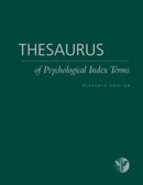 Thesaurus of Psychological Index Termsr-9781591479260