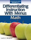 Differentiating Instruction With Menus : Math (Grades K-2)-9781593634926