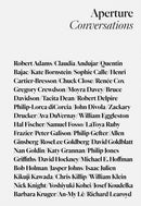Aperture Conversations: 1985 to the Present-9781597113069