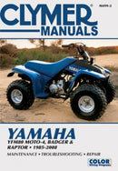 Yamaha YFM80 Moto-4, Badger and Raptor ATV (1985-2008) Service Repair Manual-9781599692364