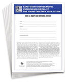 Early Start Denver Model Curriculum Checklist for Young Children with Autism, First Edition, Set of 15 Checklists, Each a 16-Page Two-Color Booklet-9781606236338