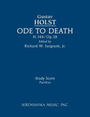 Ode to Death, H.144 : Study score-9781608742615