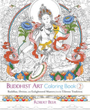 Buddhist Art Coloring Book 2 : Buddhas, Deities, and Enlightened Masters from the Tibetan Tradition-9781611803525