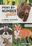 Paint-by-Number Quilts : 4 Animal Appliques with Vintage Style-9781617455384