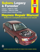 Subaru Legacy & Forester covering Legacy (2000-2009) & Forester (2000-2008), inc. Legacy Outback & Baja Haynes Repair Manual (USA)-9781620920046