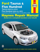 Ford Taurus (08-14) & Five Hundred (05-07) & Mercury Montego (05-07) & Sable (08-09) Haynes Repair Manual (USA)-9781620921166