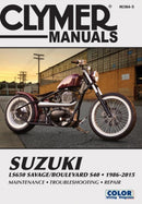 Suzuki LS650 Savage Boulevard S40 Motorcycle (1986-2015) Clymer Repair Manual : 1986-2015-9781620921968