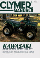 Kawasaki Bayou Klf220 & Klf250 ATV Repair Manual-9781620922286
