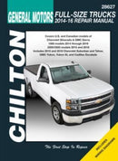 Chevrolet Silverado (Chilton) : 2014-2016-9781620922606