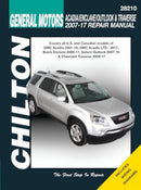 GM Acadia, Enclave, Outlook & Traverse (Chilton)-9781620923559