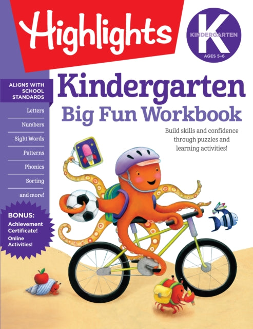 Kindergarten Big Fun Workbook : Kindergarten Workbook With Learning Activities for School Prep and Readiness, Kindergarten Activity Book for Ages 5-6-9781629797632