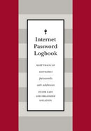 Internet Password Logbook (Red Leatherette) : Keep track of usernames, passwords, web addresses in one easy and organized location-9781631065668