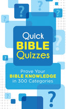 Quick Bible Quizzes : Prove Your Bible Knowledge in 300 Categories-9781636096032