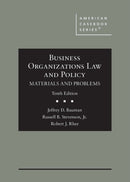 Business Organizations Law and Policy : Materials and Problems, CasebookPlus-9781636597522