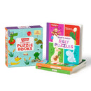 Baby's First Puzzle Books : Interactive Board Books for Babies and Toddlers, 3 Fun Activity Books with Foam Puzzle Pieces, Mazes, Silly Scenes for Play Time-9781639622849