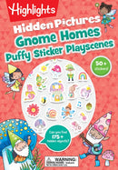 Gnome Homes Hidden Pictures Puffy Sticker Playscenes-9781639622870