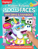 Hidden Pictures Sticker Faces: Unicorns & Rainbows-9781639622887