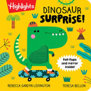 Dinosaur Surprise! : Dino Book with Peekaboo Flaps and Mirror, Pop-Up Dinosaur Board Book for Babies and Toddlers to Laugh, Play and Build Fine Motor Skills-9781639623501