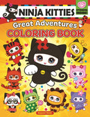Ninja Kitties Great Adventures Coloring Book-9781641240680