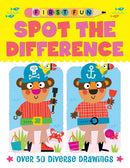 First Fun: Spot the Difference : Over 50 Diverse Drawings-9781641241571