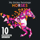 My Sticker Paintings: Horses : 10 Magnificent Paintings-9781641241878