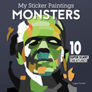 My Sticker Paintings: Monsters : 10 Super Scary Creatures-9781641244060