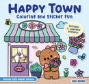 Happy Town Coloring and Sticker Fun-9781641244794
