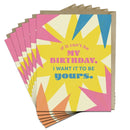 6-Pack Em & Friends Want It to Be Yours Birthday Greeting Cards-9781642465686