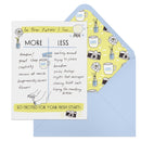 6-Pack Em & Friends Julia Rothman Fresh Start More/Less Greeting Cards-9781642465853