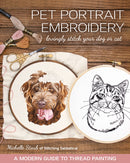 Pet Portrait Embroidery : Lovingly Stitch Your Dog or Cat; a Modern Guide to Thread Painting-9781644030141
