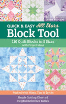 Quick & Easy All Stars Block Tool : 110 Quilt Blocks in 5 Sizes with Project Ideas-9781644036075